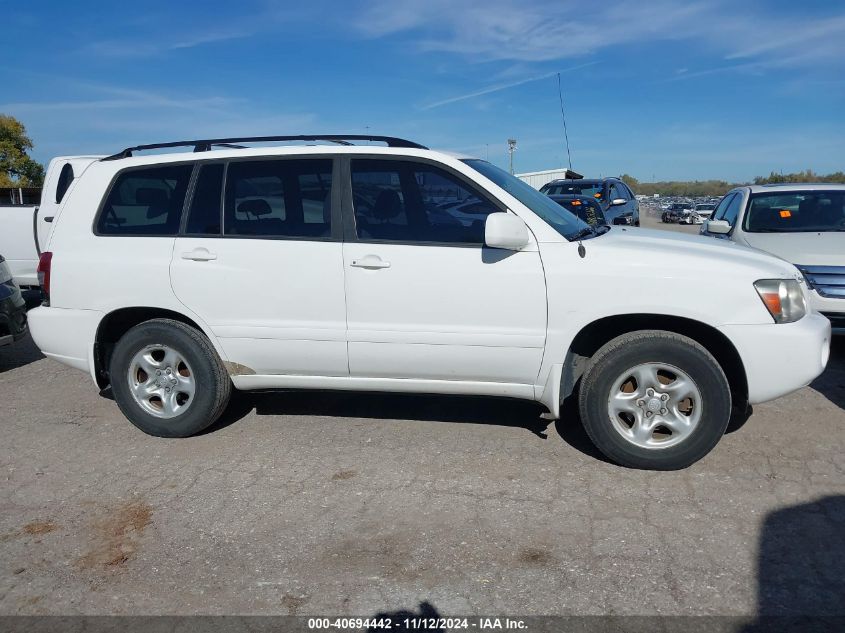 2007 Toyota Highlander VIN: JTEDD21A170157194 Lot: 40694442