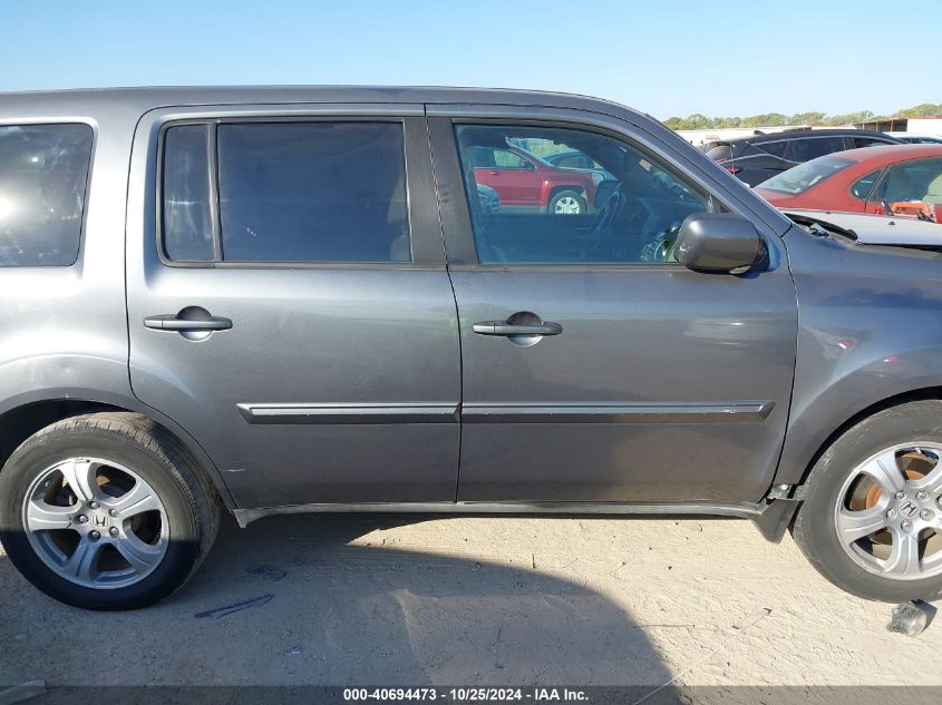 2013 Honda Pilot Ex-L VIN: 5FNYF3H5XDB033906 Lot: 40694473