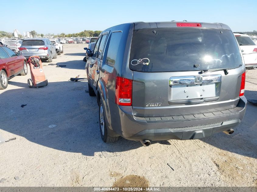 VIN 5FNYF3H5XDB033906 2013 Honda Pilot, Ex-L no.3