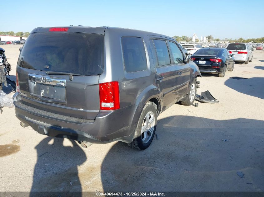 VIN 5FNYF3H5XDB033906 2013 Honda Pilot, Ex-L no.4