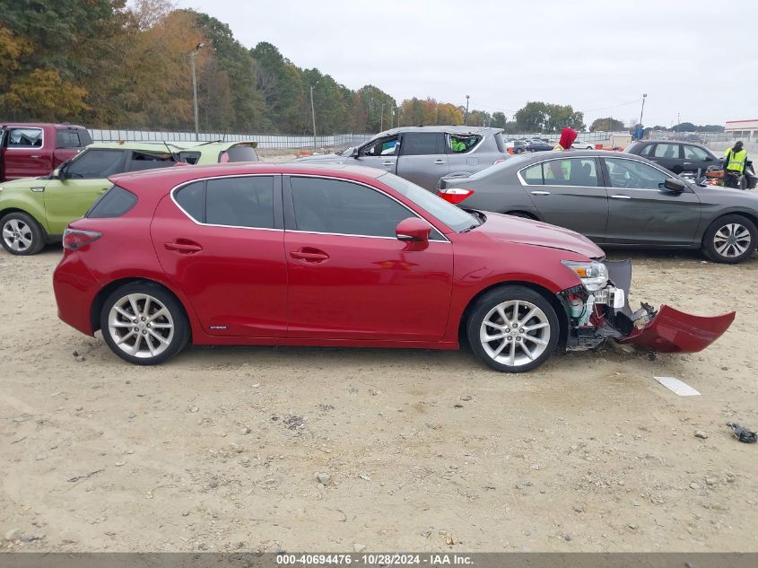 2012 Lexus Ct 200H Premium VIN: JTHKD5BH3C2079989 Lot: 40694476