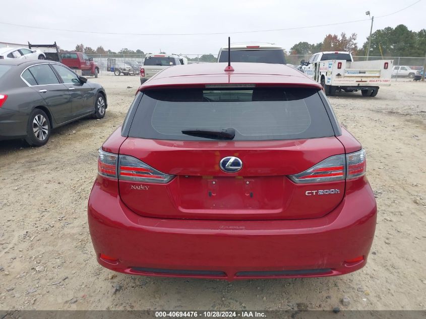 2012 Lexus Ct 200H Premium VIN: JTHKD5BH3C2079989 Lot: 40694476