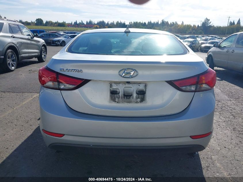 2014 Hyundai Elantra Se VIN: 5NPDH4AEXEH495118 Lot: 40694475