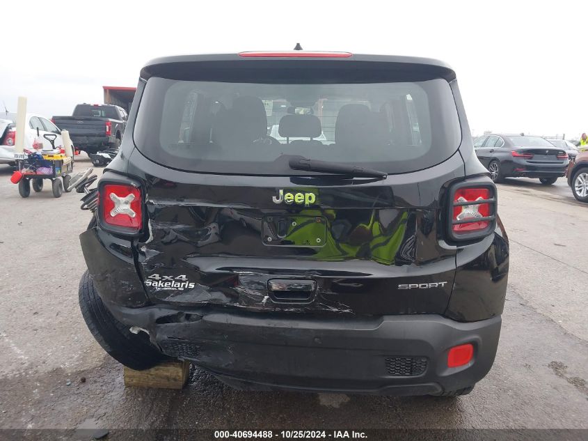 2018 Jeep Renegade Sport 4X4 VIN: ZACCJBABXJPG90311 Lot: 40694488