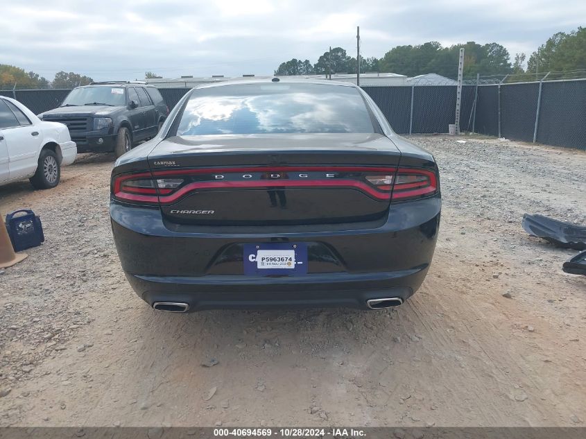 2022 Dodge Charger Sxt Rwd VIN: 2C3CDXBG2NH194915 Lot: 40694569