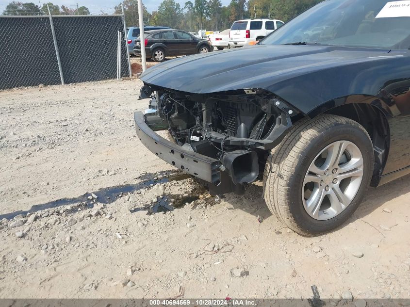 2022 Dodge Charger Sxt Rwd VIN: 2C3CDXBG2NH194915 Lot: 40694569