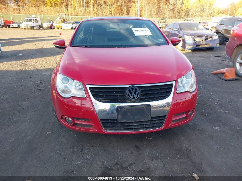 2010 Volkswagen Eos Komfort VIN: WVWBA7AH2AV021570 Lot: 40694619