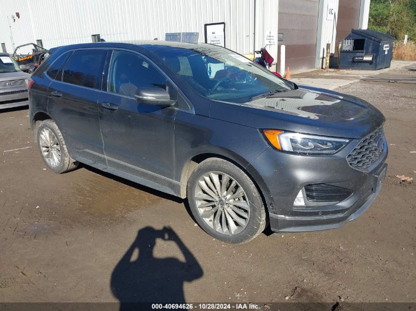 VIN 2FMPK4K96LBB27135 2020 Ford Edge, Titanium no.1