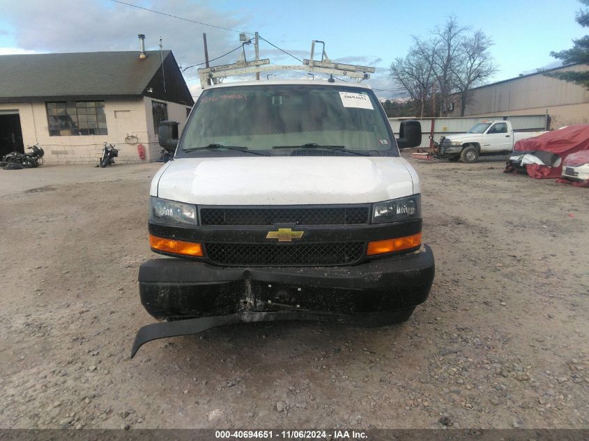 2020 Chevrolet Express Cargo Rwd 2500 Regular Wheelbase Wt VIN: 1GCWGAFGXL1277124 Lot: 40694651