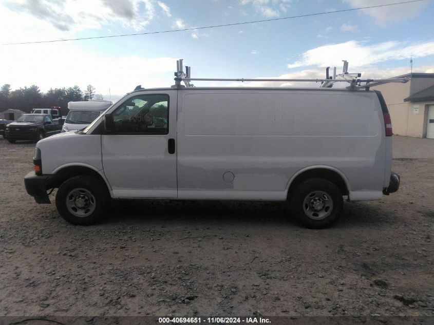 2020 Chevrolet Express Cargo Rwd 2500 Regular Wheelbase Wt VIN: 1GCWGAFGXL1277124 Lot: 40694651