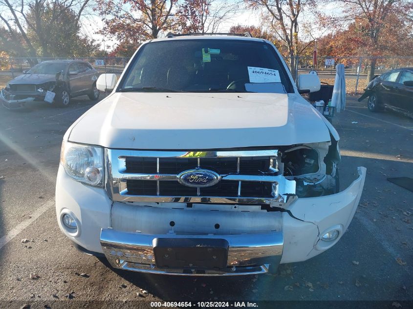 2012 Ford Escape Limited VIN: 1FMCU0EG3CKA70796 Lot: 40694654