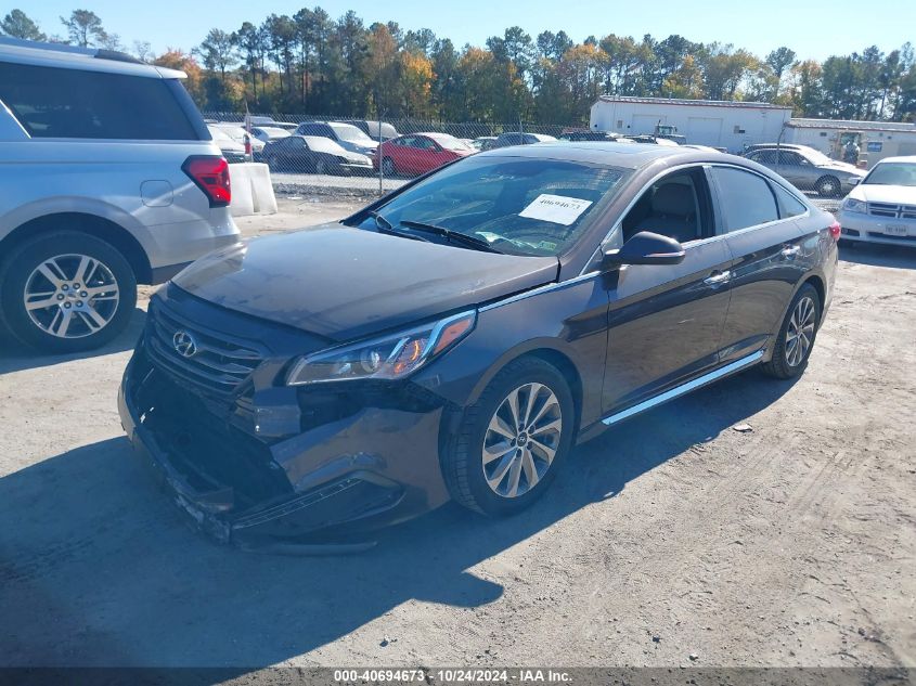 VIN 5NPE34AFXGH367332 2016 Hyundai Sonata, Sport no.2