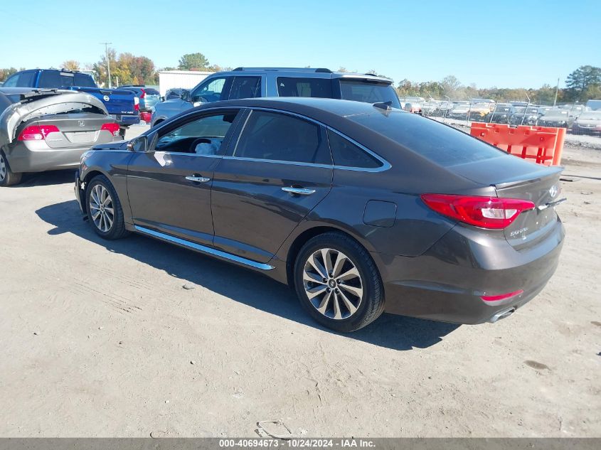 VIN 5NPE34AFXGH367332 2016 Hyundai Sonata, Sport no.3