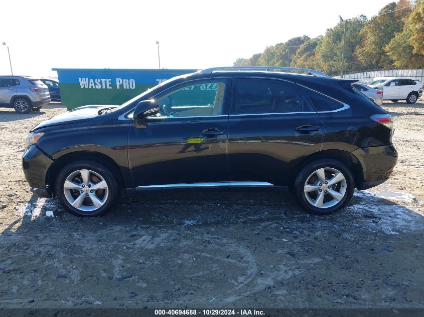 2011 Lexus Rx 350 VIN: 2T2BK1BA7BC084174 Lot: 40694688