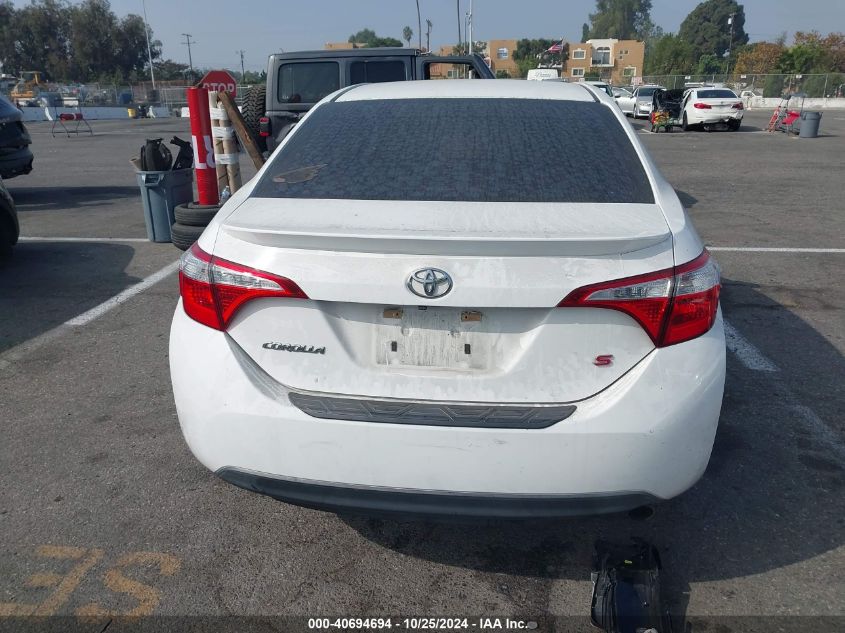 2015 Toyota Corolla S Plus VIN: 5YFBURHE5FP204762 Lot: 40694694