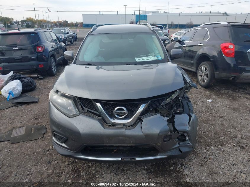 2016 Nissan Rogue S/Sl/Sv VIN: 5N1AT2MT0GC838447 Lot: 40694702