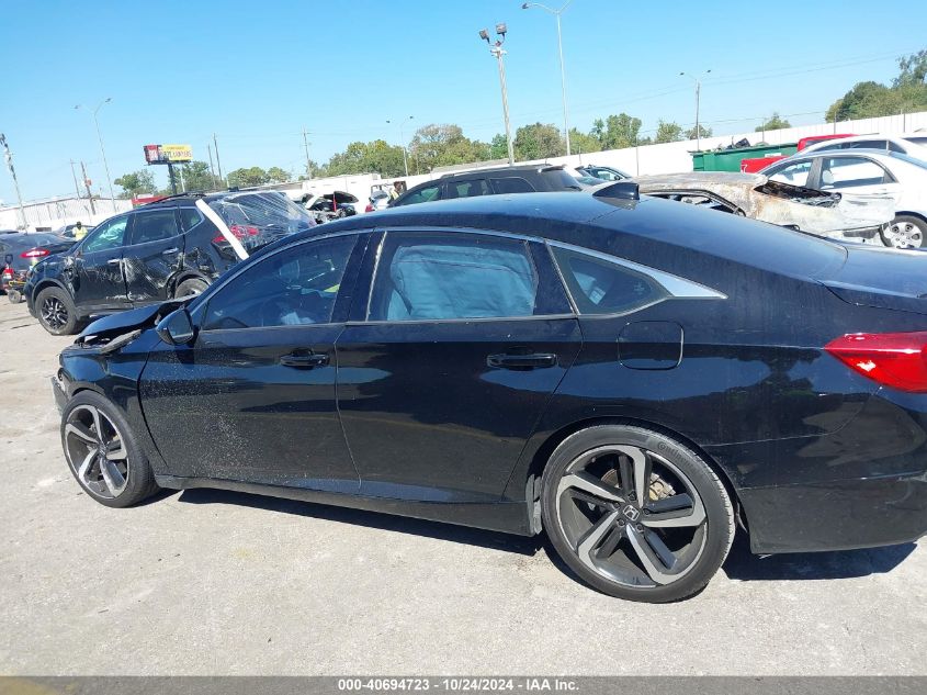 2018 Honda Accord Sport VIN: 1HGCV1F35JA059337 Lot: 40694723