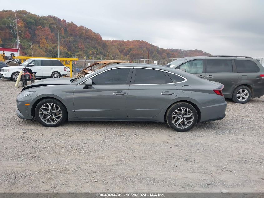 2021 Hyundai Sonata Sel VIN: 5NPEF4JA2MH117039 Lot: 40694732