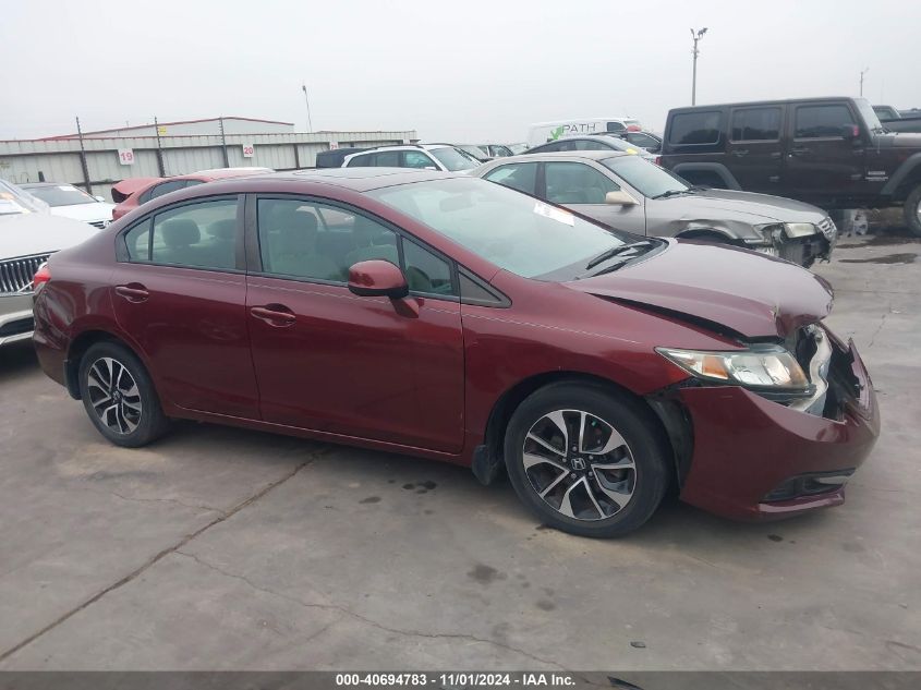 2013 Honda Civic Ex VIN: 2HGFB2F89DH527647 Lot: 40694783