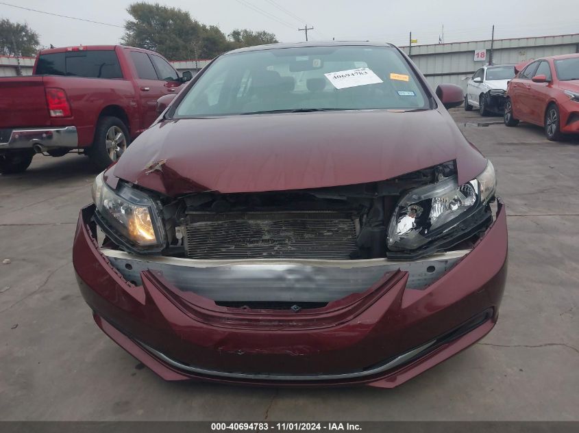 2013 Honda Civic Ex VIN: 2HGFB2F89DH527647 Lot: 40694783