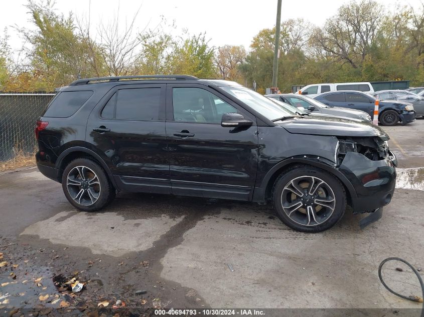 2015 Ford Explorer Sport VIN: 1FM5K8GT4FGA75892 Lot: 40694793