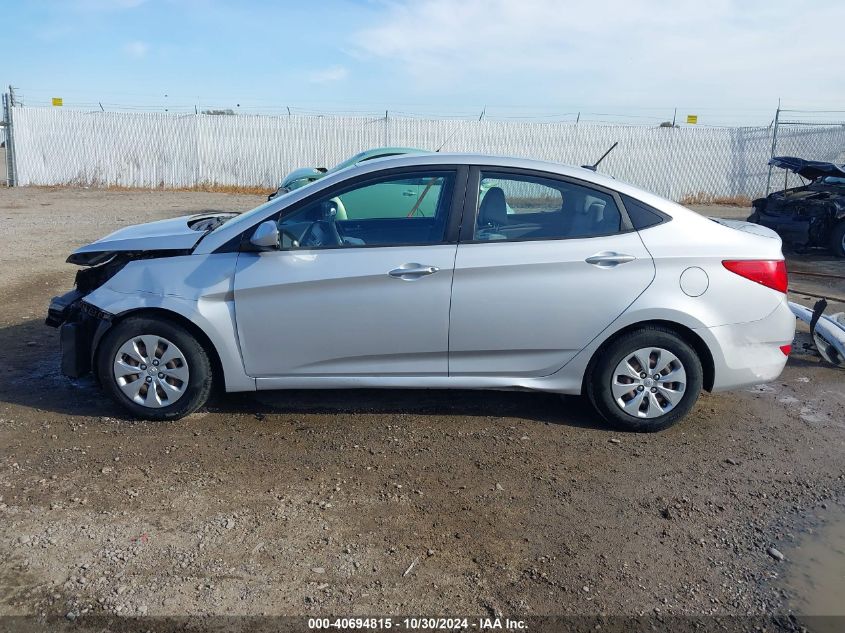 2016 Hyundai Accent Se VIN: KMHCT4AE8GU036488 Lot: 40694815