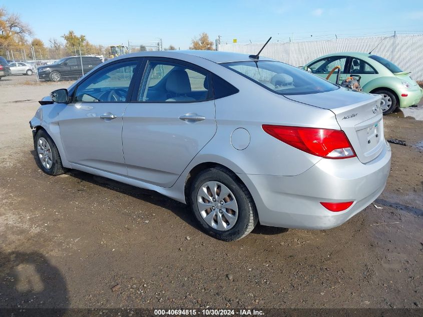 VIN KMHCT4AE8GU036488 2016 Hyundai Accent, SE no.3