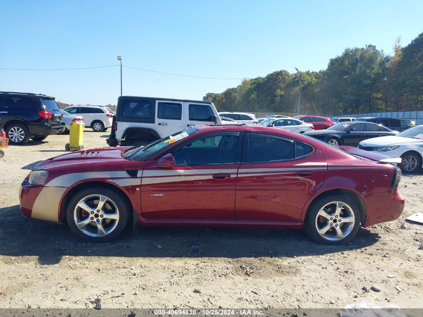 2006 Pontiac Grand Prix Gxp VIN: 2G2WC55C061151035 Lot: 40694830