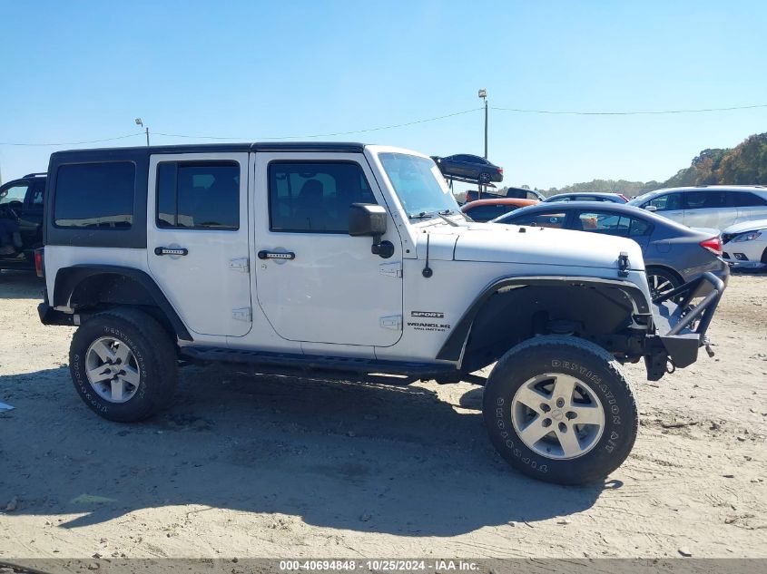 2017 Jeep Wrangler Unlimited Sport 4X4 VIN: 1C4BJWDG7HL746522 Lot: 40694848