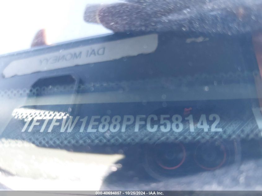 2023 Ford F-150 Xlt VIN: 1FTFW1E88PFC58142 Lot: 40694857