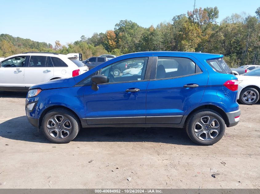 2019 Ford Ecosport S VIN: MAJ3S2FE7KC253006 Lot: 40694952