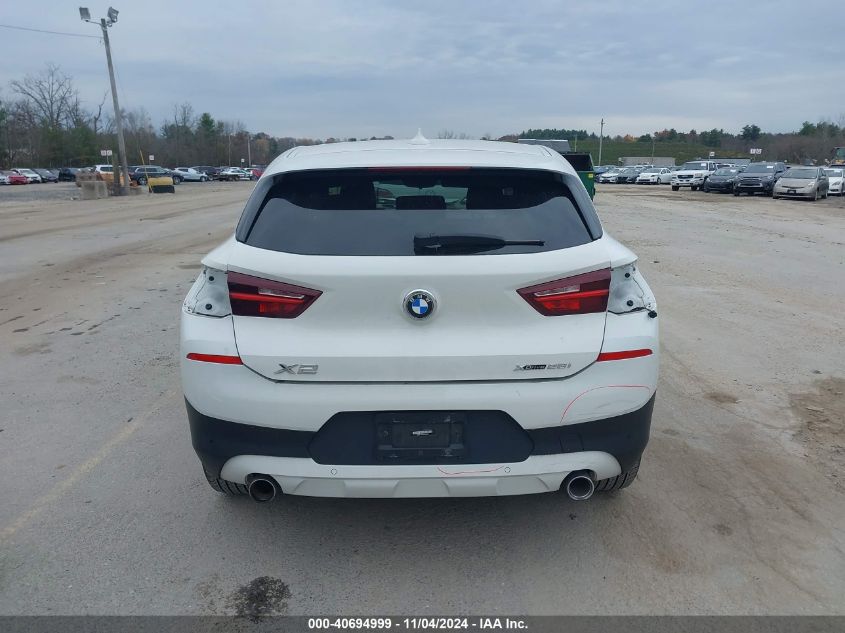 2022 BMW X2 xDrive28I VIN: WBXYJ1C07N5U30557 Lot: 40694999