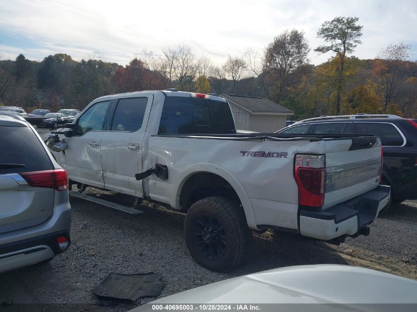 2020 Ford F-250 VIN: 1FP7W2BN5LED18088 Lot: 40695003