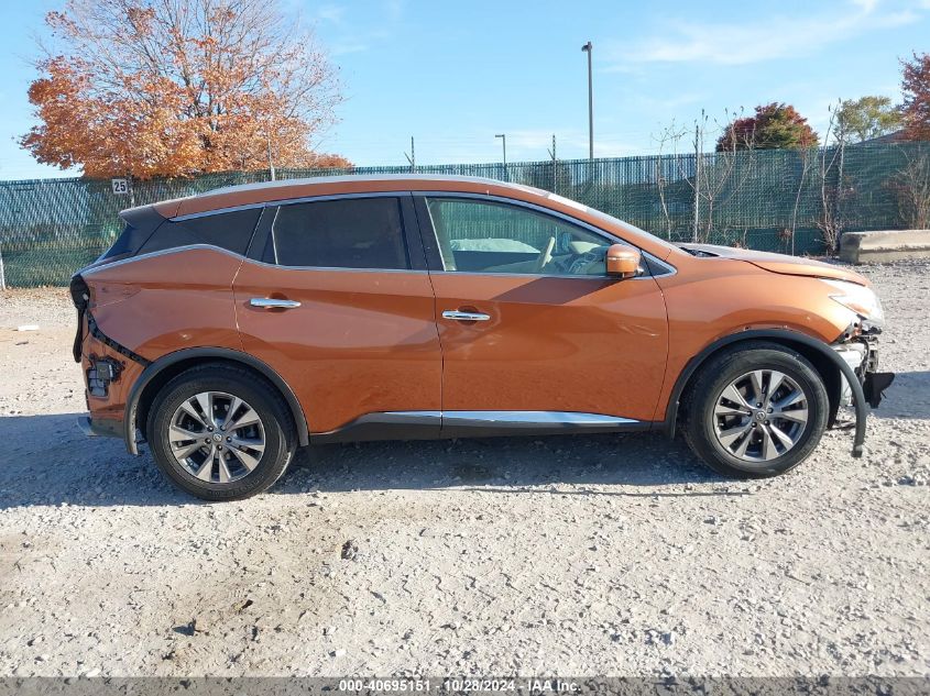 2016 Nissan Murano Sl VIN: 5N1AZ2MH2GN105119 Lot: 40695151