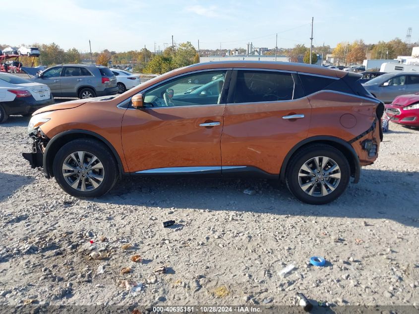 2016 Nissan Murano Sl VIN: 5N1AZ2MH2GN105119 Lot: 40695151