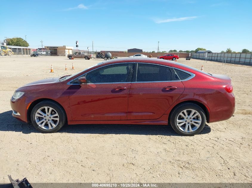 2016 Chrysler 200 Limited VIN: 1C3CCCAB3GN110693 Lot: 40695210