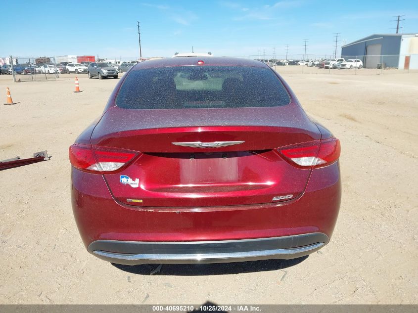 2016 Chrysler 200 Limited VIN: 1C3CCCAB3GN110693 Lot: 40695210