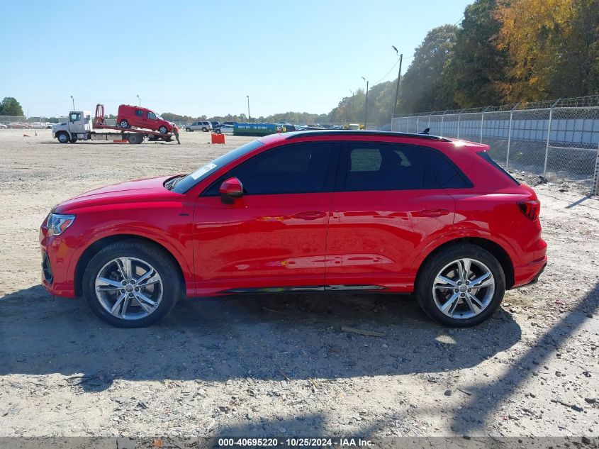 2020 Audi Q3 Premium Plus 45 Tfsi S Line Quattro Tiptronic VIN: WA1EECF31L1060890 Lot: 40695220