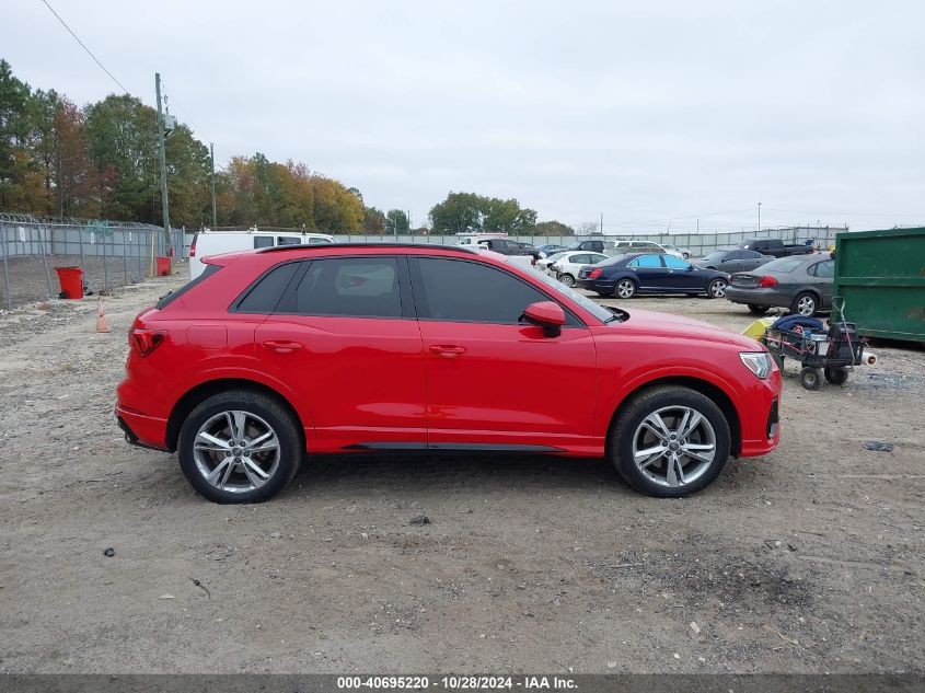 2020 Audi Q3 Premium Plus 45 Tfsi S Line Quattro Tiptronic VIN: WA1EECF31L1060890 Lot: 40695220