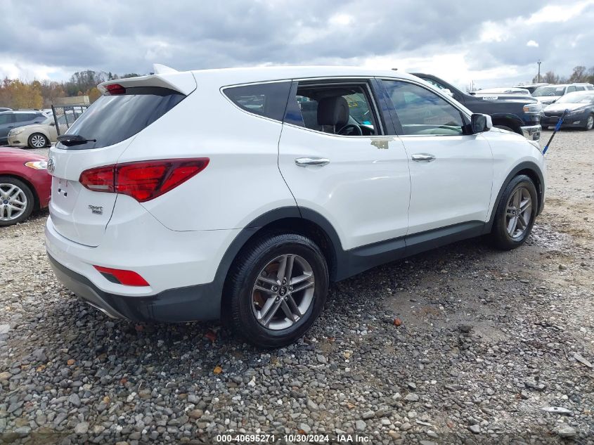 VIN 5NMZTDLBXHH003745 2017 Hyundai Santa Fe, Sport... no.4