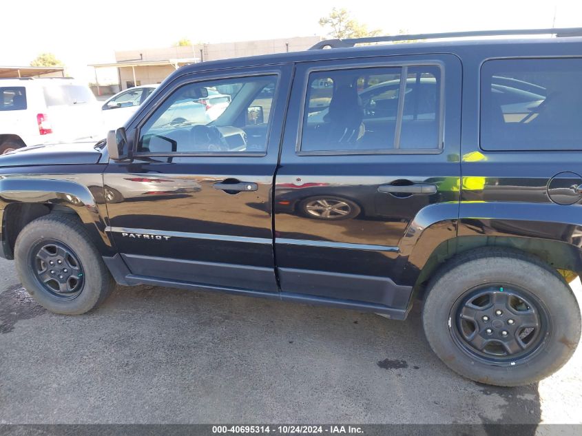 2017 Jeep Patriot Sport 4X4 VIN: 1C4NJRBB7HD151766 Lot: 40695314