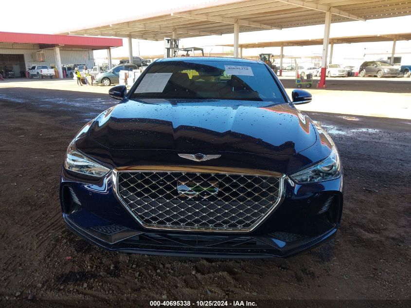 2021 Genesis G70 3.3T Rwd VIN: KMTG74LE3MU073162 Lot: 40695338