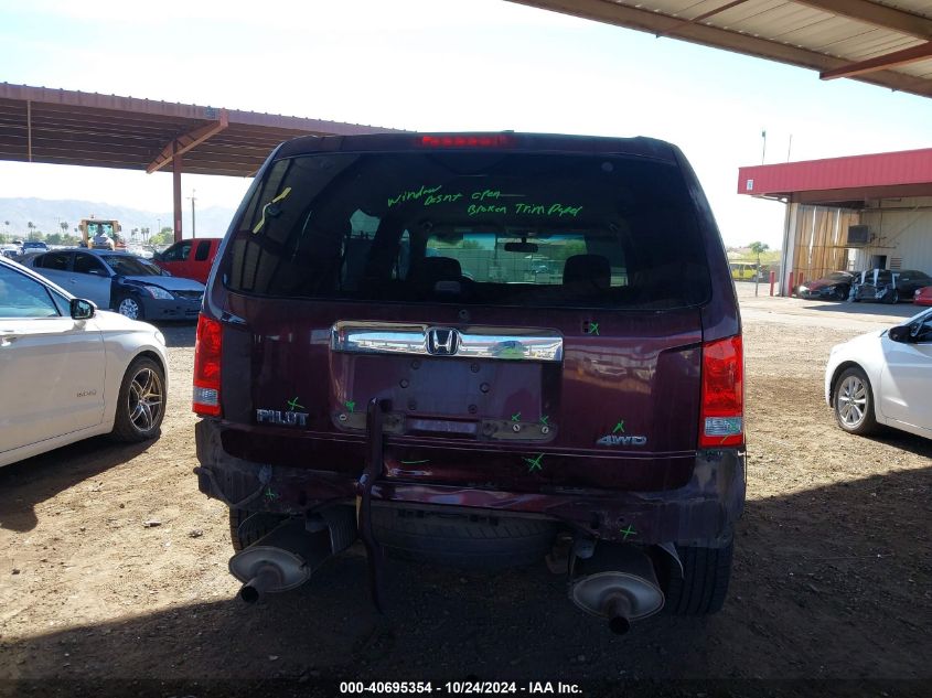 2010 Honda Pilot Lx VIN: 5FNYF4H20AB038782 Lot: 40695354