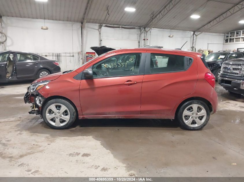 2021 Chevrolet Spark Fwd Ls Manual VIN: KL8CA6SA0MC711696 Lot: 40695359