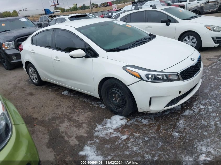 VIN 3KPFK4A74JE218409 2018 KIA Forte, LX no.1