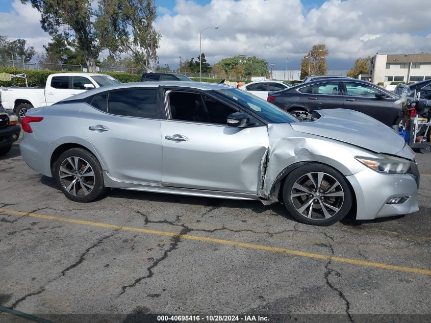 2018 Nissan Maxima 3.5 Sv VIN: 1N4AA6AP3JC360434 Lot: 40695416