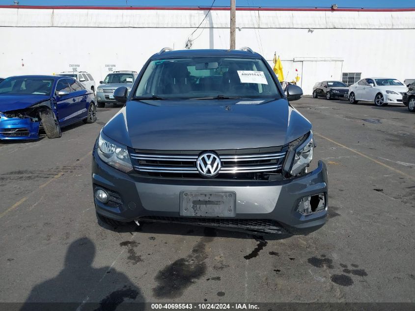 2013 Volkswagen Tiguan Se VIN: WVGBV3AXXDW624409 Lot: 40695543