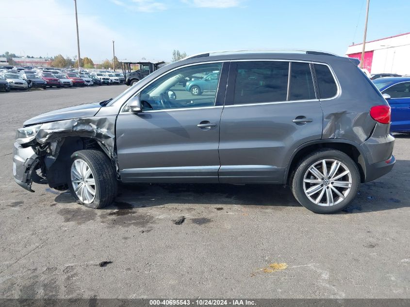 2013 Volkswagen Tiguan Se VIN: WVGBV3AXXDW624409 Lot: 40695543