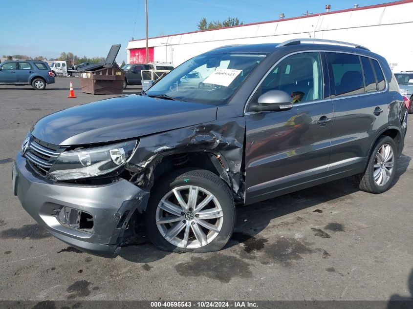 2013 Volkswagen Tiguan Se VIN: WVGBV3AXXDW624409 Lot: 40695543