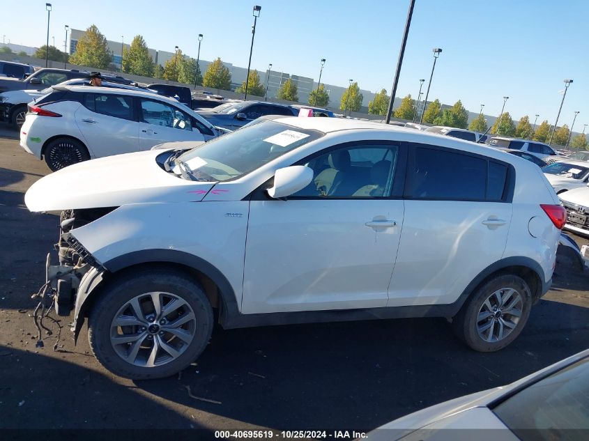 2016 Kia Sportage Lx VIN: KNDPBCAC1G7879285 Lot: 40695619